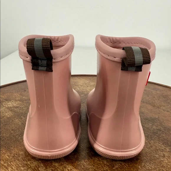Tree Grandpa Boots Girls Toddler 13 Pink Rain Rubber Slip On - Picture 4 of 10
